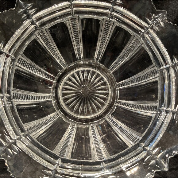 Antique Paris Bryce Higbee And Company Early American, Pattern Glass Bowl - Picture 3 of 11